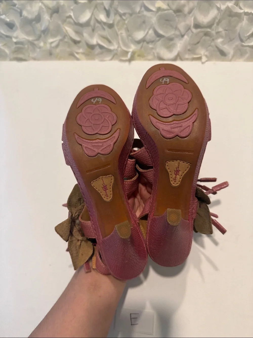 Born Mauve Textured Strappy Slingback Heels